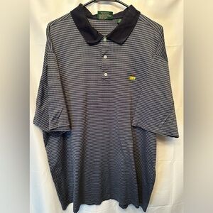 Masters Collection Amen Corner Golf Polo Men's Size XL Short Sleeves Navy Blue